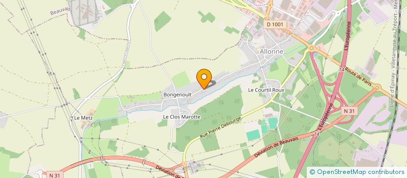 localisation de l'entreprise NIMATISTE  ALLONNE