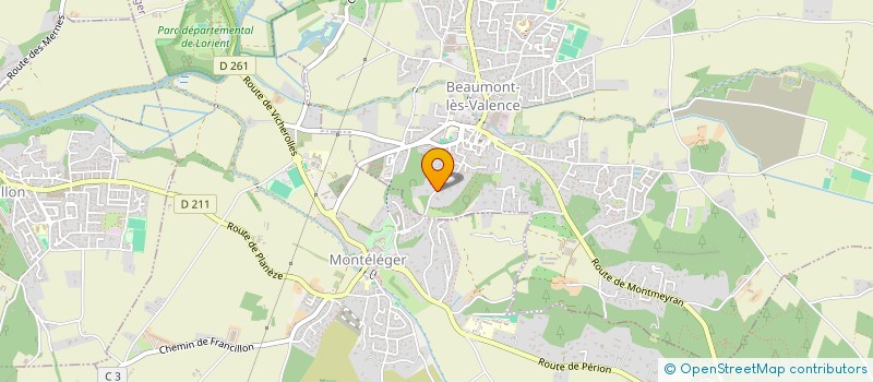 localisation de l'entreprise NIMAX IMMOBILIER à BEAUMONT-LES-VALENCE
