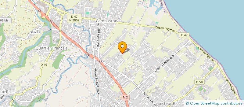 localisation de l'entreprise NIMAYA PERMA  SAINT-ANDRE