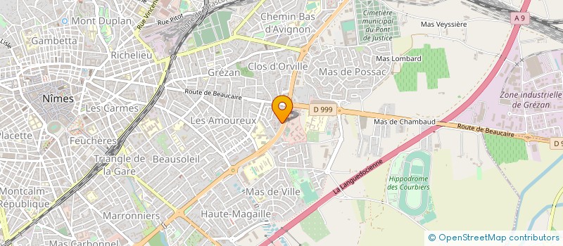 localisation de l'entreprise NIMAZUR à NIMES