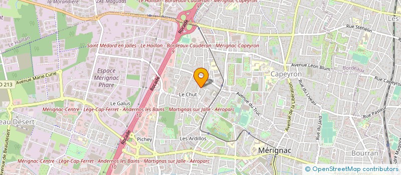 localisation de l'entreprise NIMBA L'AIDE HUMANITAIRE à MERIGNAC