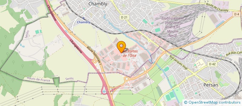 localisation de l'entreprise NIMBA LITERIE SASU  CHAMBLY