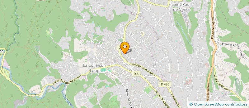 localisation de l'entreprise NIMBIN  LA COLLE-SUR-LOUP