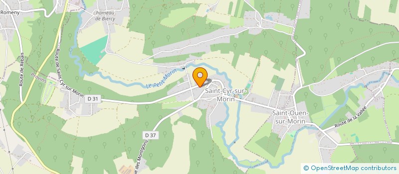 localisation de l'entreprise NIMBUS  SAINT-CYR-SUR-MORIN