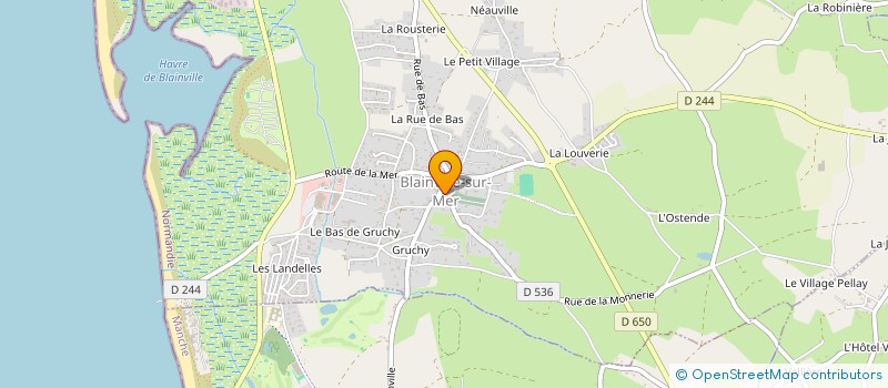 localisation de l'entreprise NIMEPRO  BLAINVILLE-SUR-MER