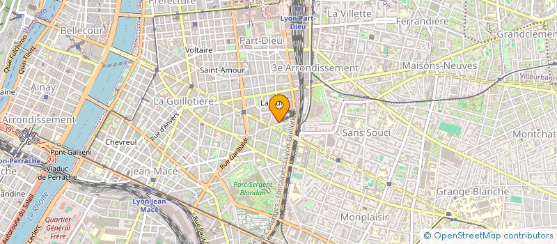 localisation de l'entreprise NIMES  LYON