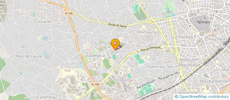 localisation de l'entreprise NIMES AGRI  NIMES