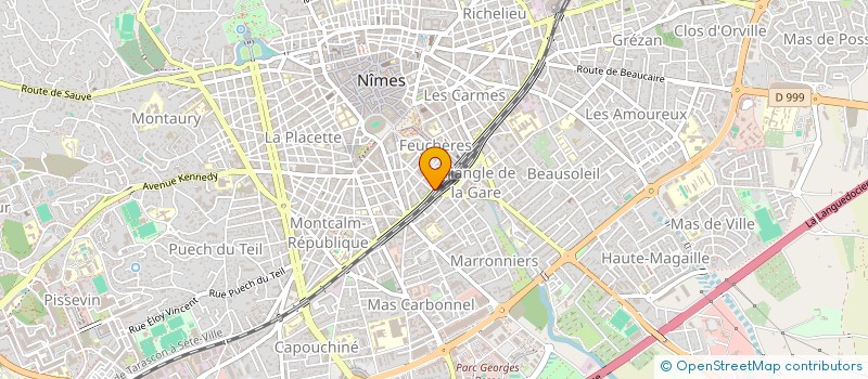 localisation de l'entreprise NIMES ASSUR à NIMES