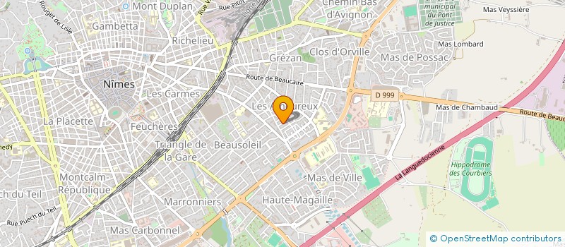 localisation de l'entreprise NIMES BCD à NIMES