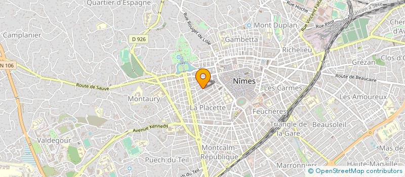 localisation de l'entreprise NIMES CLUB SAUNA à NIMES