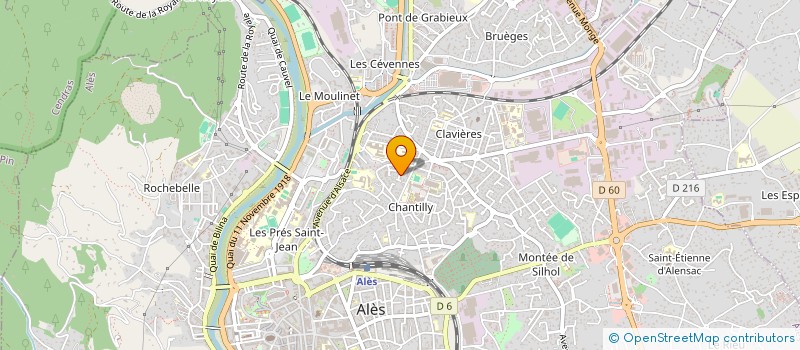 localisation de l'entreprise NIMES LITERIE à ALES