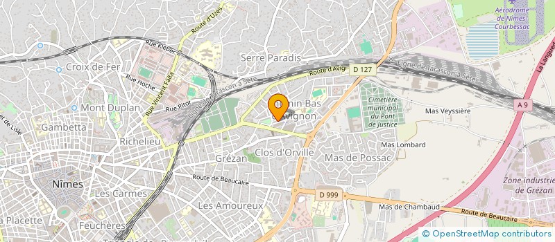 localisation de l'entreprise NIMES-LOISIRS à NIMES