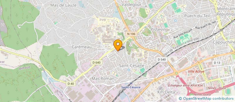 localisation de l'entreprise NIMES-MARATHON  NIMES