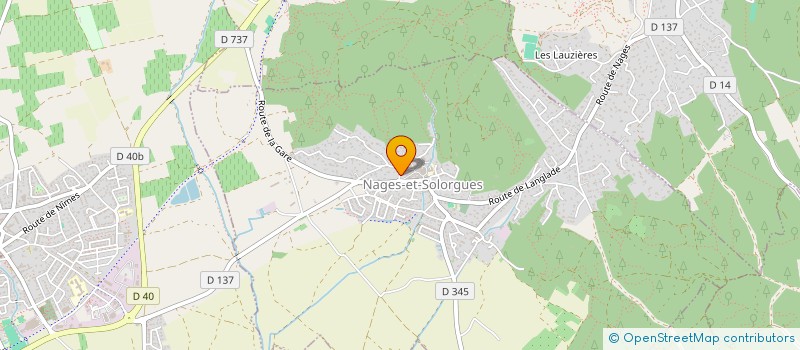 localisation de l'entreprise NIMES MEDIASPORT  NAGES-ET-SOLORGUES