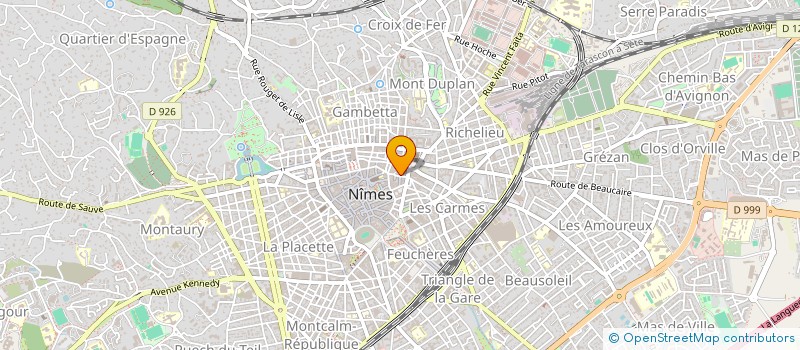 localisation de l'entreprise NIMES PHILATELIE  NIMES