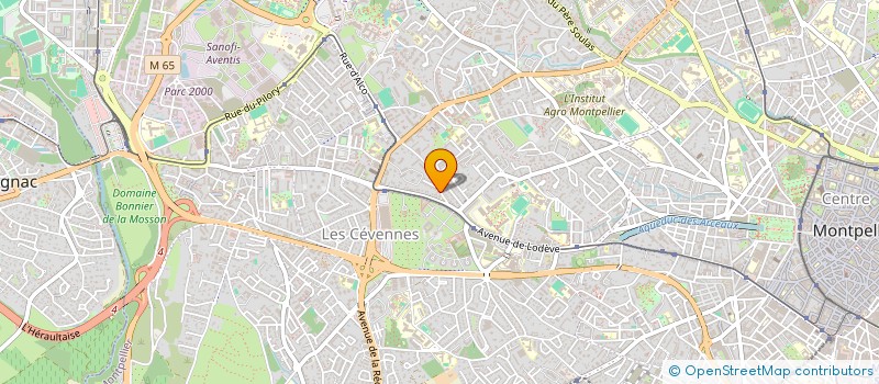 localisation de l'entreprise NIMES RUE DE L'AGAU à MONTPELLIER