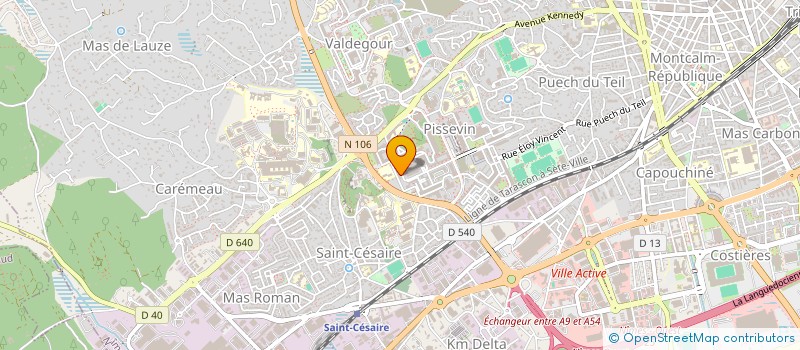 localisation de l'entreprise NIMES SPONSORING SECURITE à NIMES