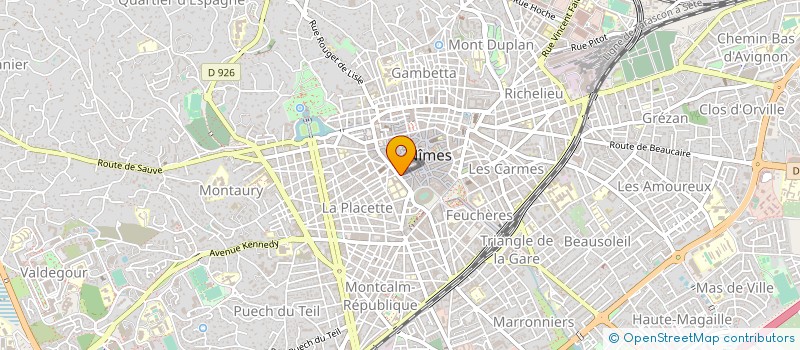 localisation de l'entreprise NIMES TECHNOPOLE INTERNET  NIMES