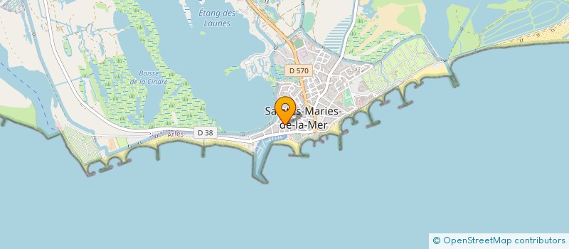 localisation de l'entreprise NIMES V.F. à SAINTES-MARIES-DE-LA-MER
