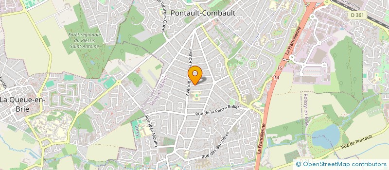 localisation de l'entreprise NIMIER à PONTAULT-COMBAULT