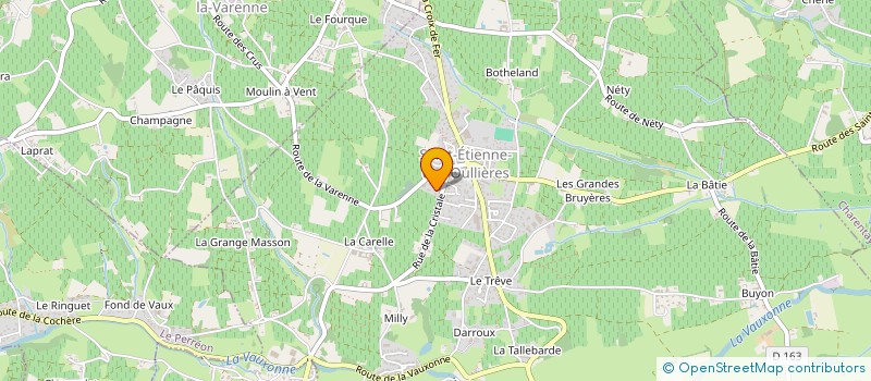 localisation de l'entreprise NIMIS  SAINT-ETIENNE-DES-OULLIERES