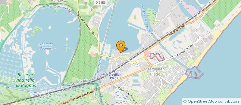 localisation de l'entreprise NIMISA à MARSEILLAN