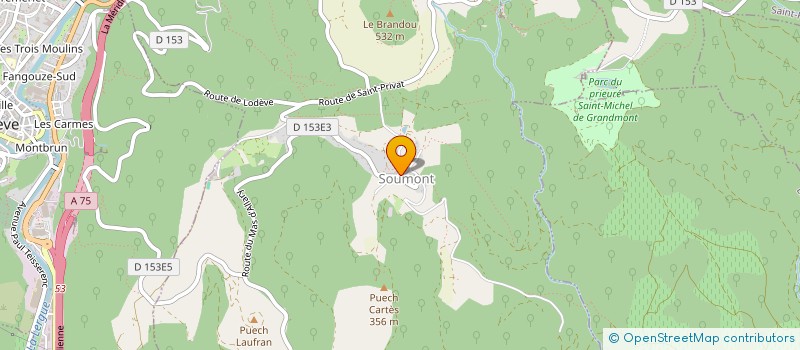 localisation de l'entreprise NIMODIS  LODEVE