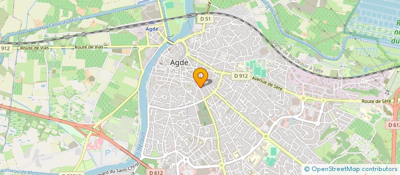 localisation de l'entreprise NIMOS  AGDE