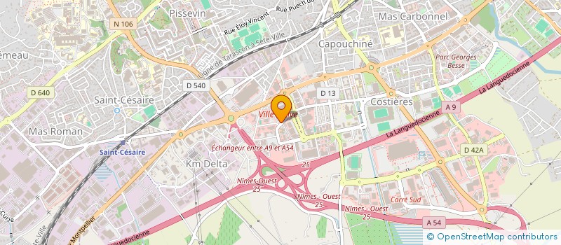 localisation de l'entreprise NIMOTEL LA BRANDADE à NIMES