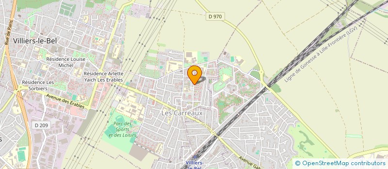 localisation de l'entreprise NIMSAD  VILLIERS-LE-BEL