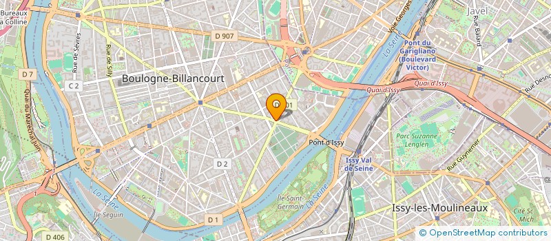 localisation de l'entreprise NIMSHI à BOULOGNE-BILLANCOURT