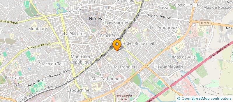localisation de l'entreprise NIMSIDER  NIMES