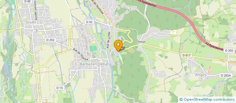 localisation de l'entreprise NINA  BARBAZAN-DEBAT