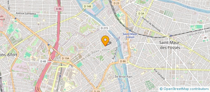 localisation de l'entreprise NINA à CRETEIL