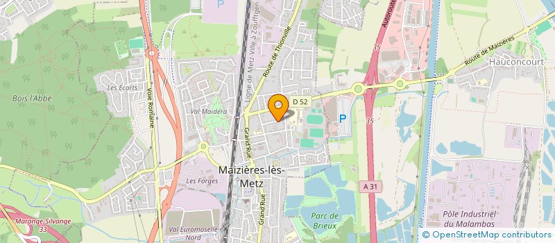 localisation de l'entreprise NINA  MAIZIERES-LES-METZ