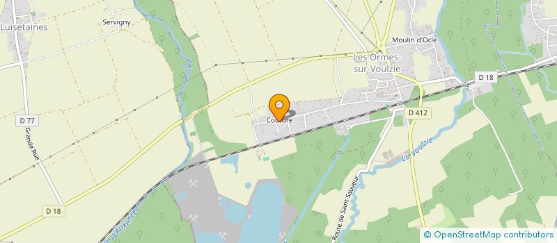 localisation de l'entreprise NINA  LES ORMES-SUR-VOULZIE