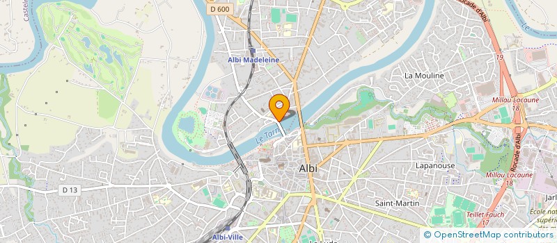 localisation de l'entreprise NINA à ALBI
