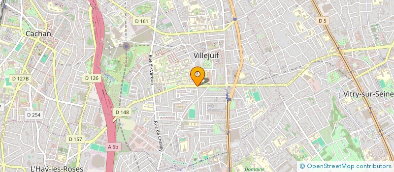localisation de l'entreprise NINA à VILLEJUIF