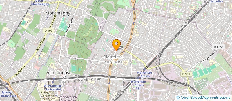 localisation de l'entreprise NINA à PIERREFITTE-SUR-SEINE
