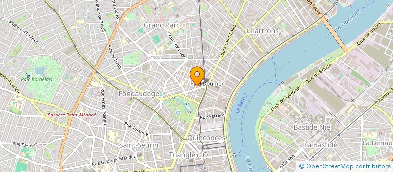 localisation de l'entreprise NINA  BORDEAUX