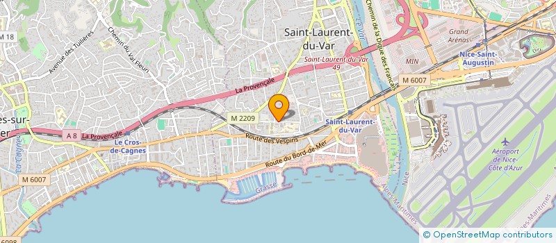 localisation de l'entreprise NINA à SAINT-LAURENT-DU-VAR