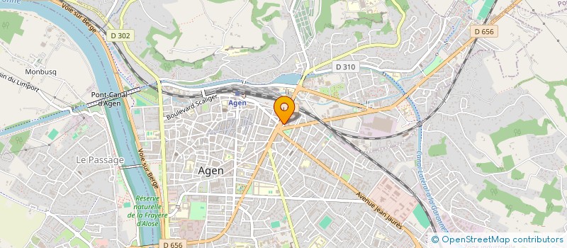 localisation de l'entreprise NINA à AGEN