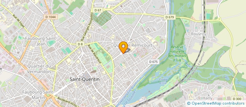 localisation de l'entreprise NINA à SAINT-QUENTIN