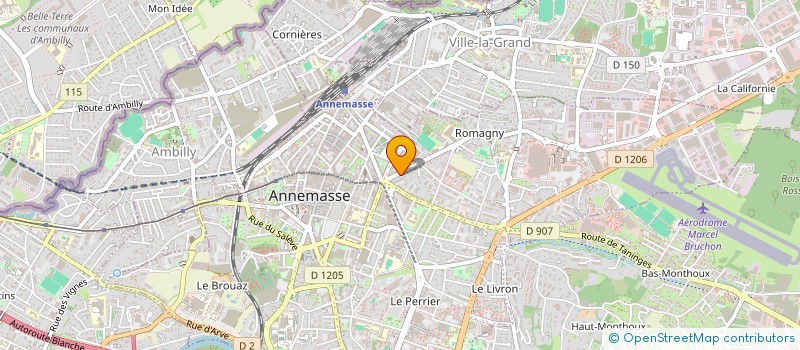 localisation de l'entreprise NINA à ANNEMASSE