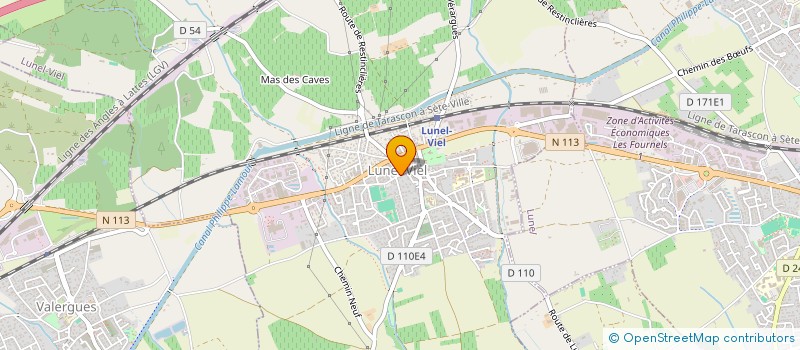 localisation de l'entreprise NINA  LUNEL-VIEL