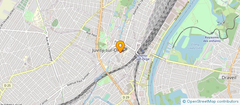 localisation de l'entreprise NINA AMBULANCES à JUVISY-SUR-ORGE