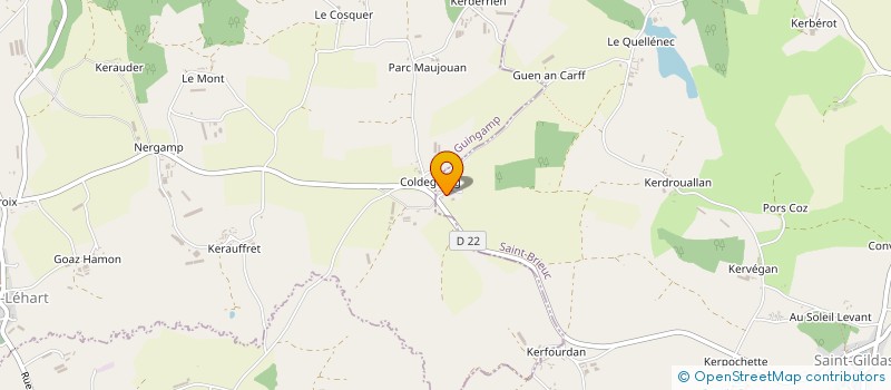 localisation de l'entreprise NINA ARMOR  SAINT-GILDAS