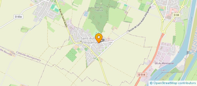 localisation de l'entreprise NINA CALVADOS à SAINT-AUBIN-D'ARQUENAY