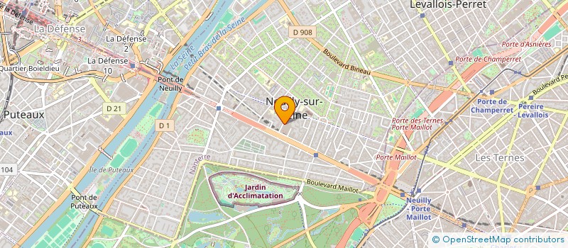 localisation de l'entreprise NINA COUTURE à NEUILLY-SUR-SEINE
