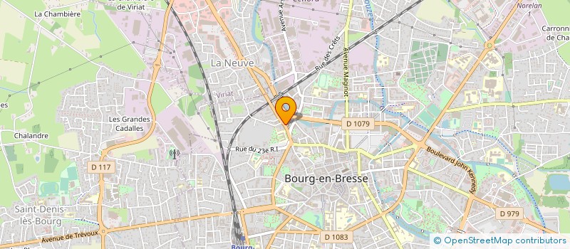 localisation de l'entreprise NINA CREATION à BOURG-EN-BRESSE
